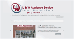 Desktop Screenshot of lwapplianceservice.com